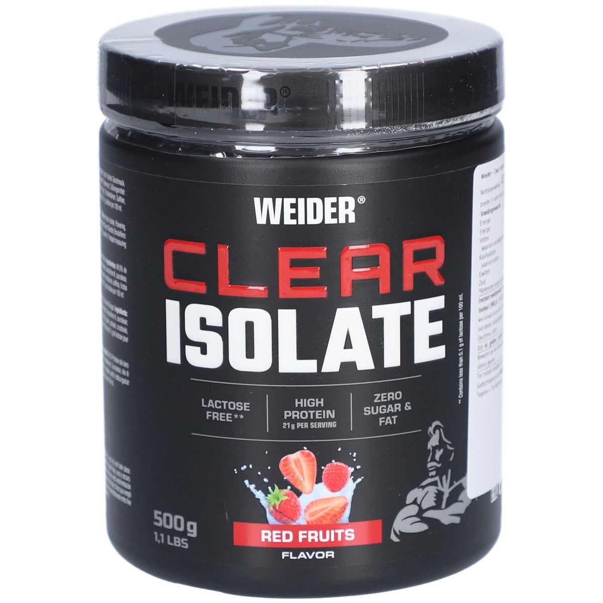 Weider Clear Isolate fruits rouges – poudre de protéines (500 g)