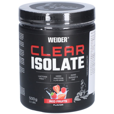 Weider Clear Isolate fruits rouges – poudre de protéines (500 g)