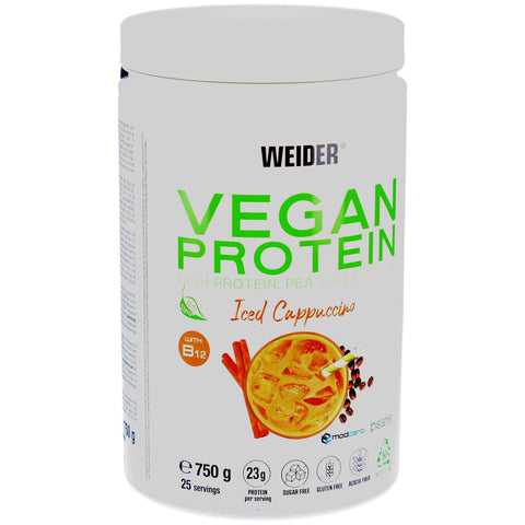 WEIDER® Protéine végétale cappuccino glacé (750 g)