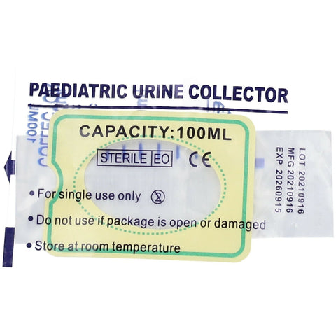Poche à urine pour enfants, stérile (100 ml)
