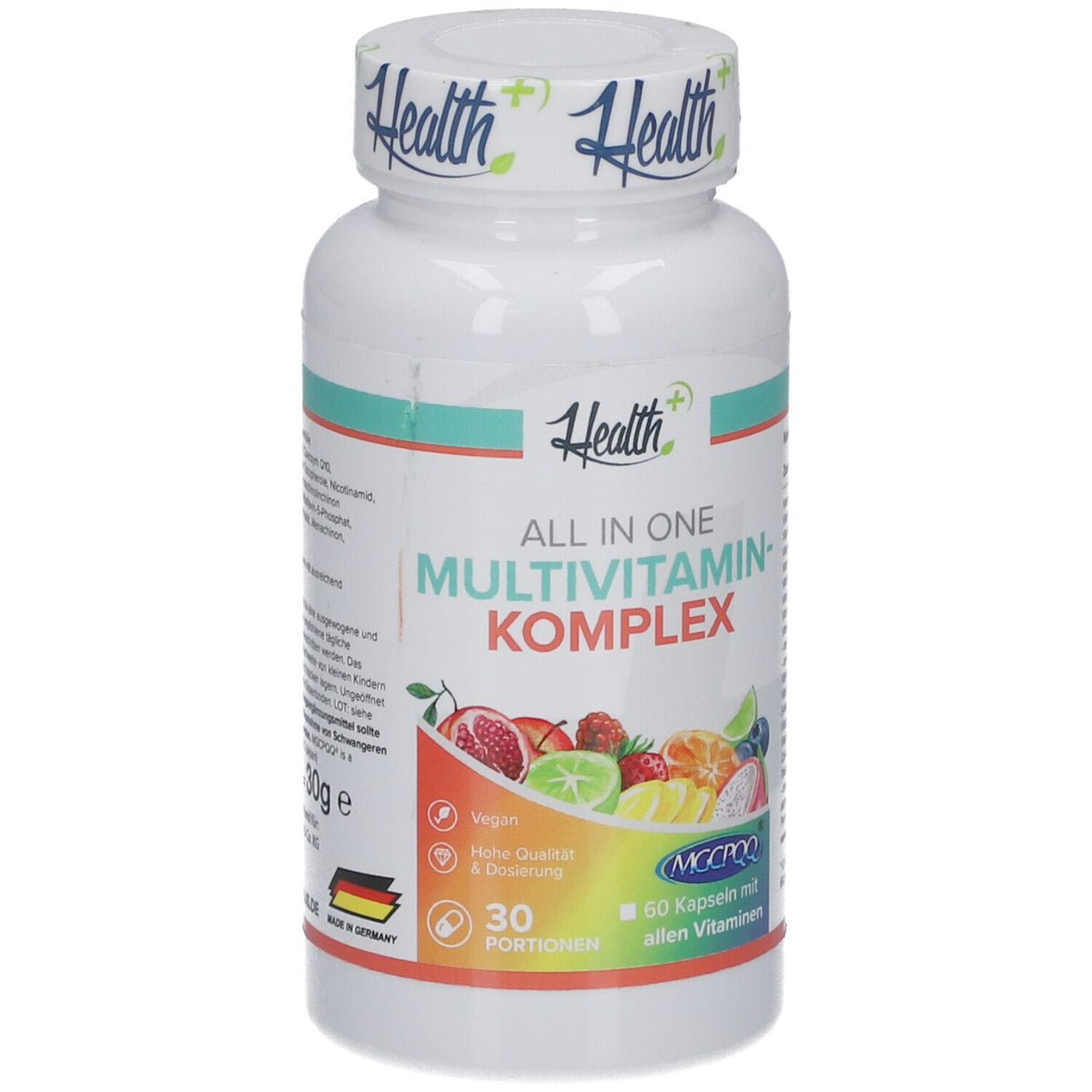 Health+ tout-en-un complexe multivitaminé avec Q10 et astaxanthine (60 gélules)