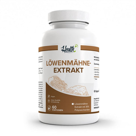 Health+ Löwenmähnenextrakt (60 Kapseln)