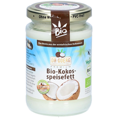 Dr. Goerg Bio graisse de coco alimentaire (200 ml)