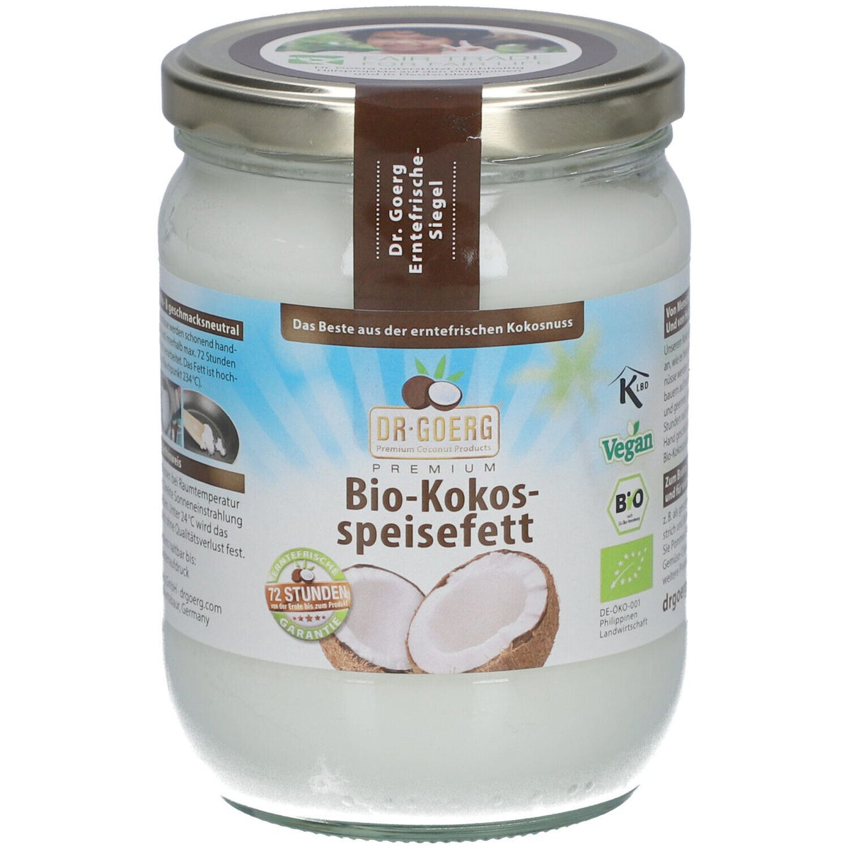 Dr. Goerg huile de coco bio (500 ml)