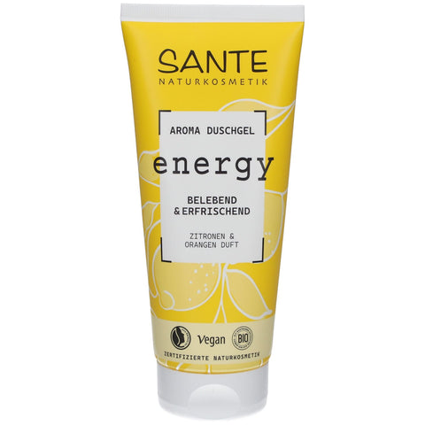 SANTE® Aroma gel douche energy citron & orange – vivifiant & rafraîchissant (200 ml)