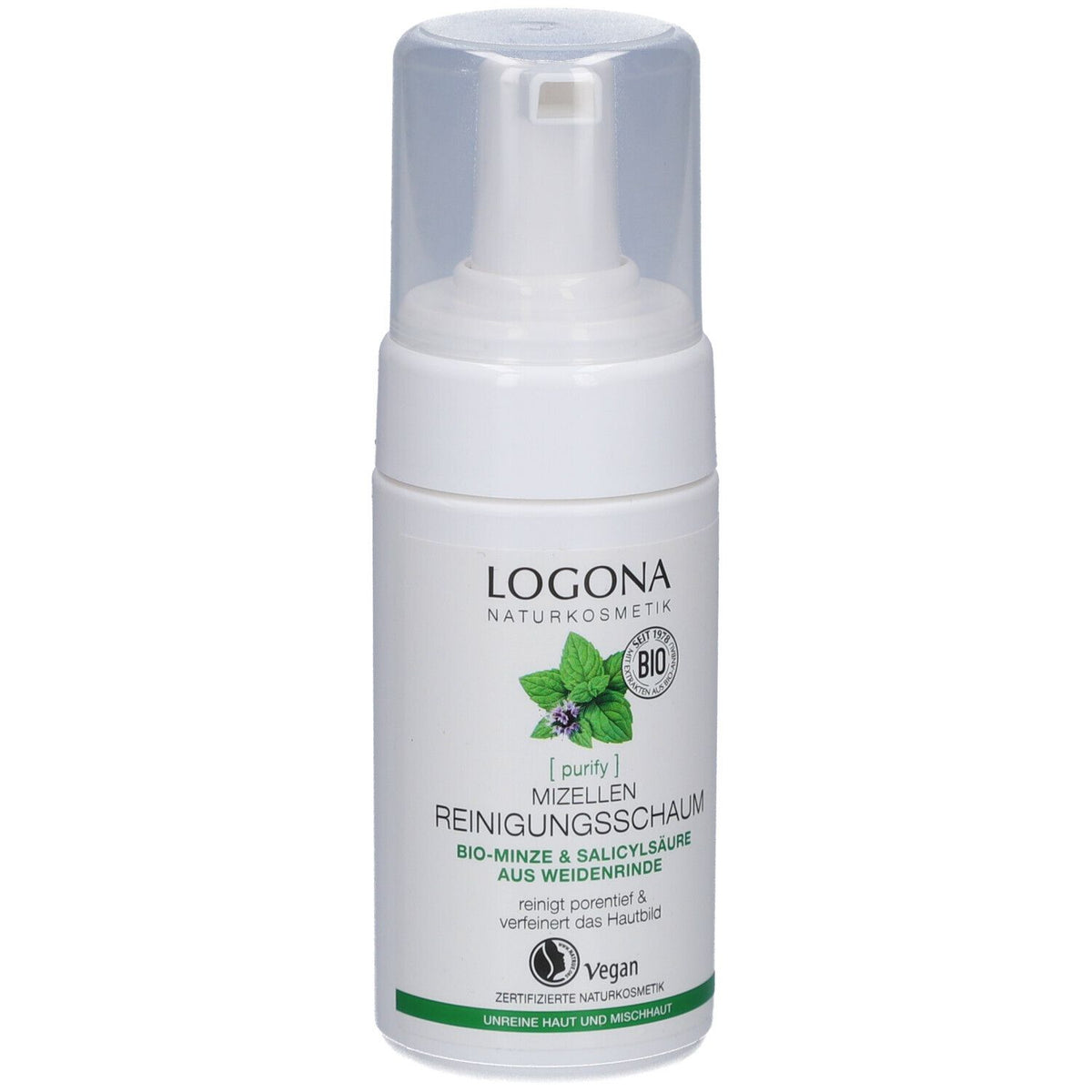 Logona Mousse nettoyante micellaire bio (100 ml)