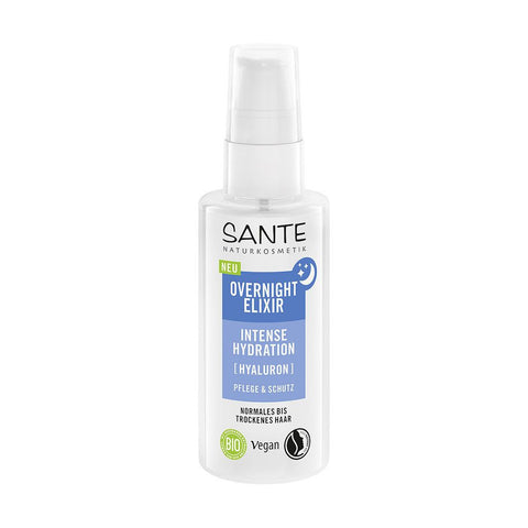 SANTE® Night Elixir with Hyaluron and Organic Aloe Vera for dry hair (75 ml)
