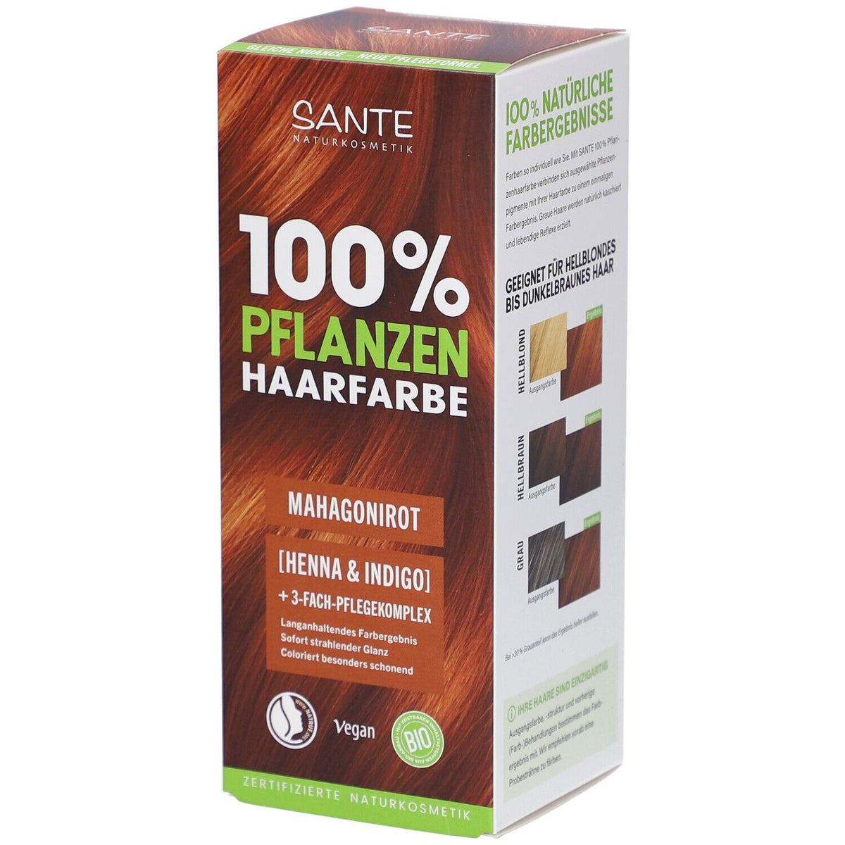 Sante® Coloration Végétale Acajou Rouge (100 g)