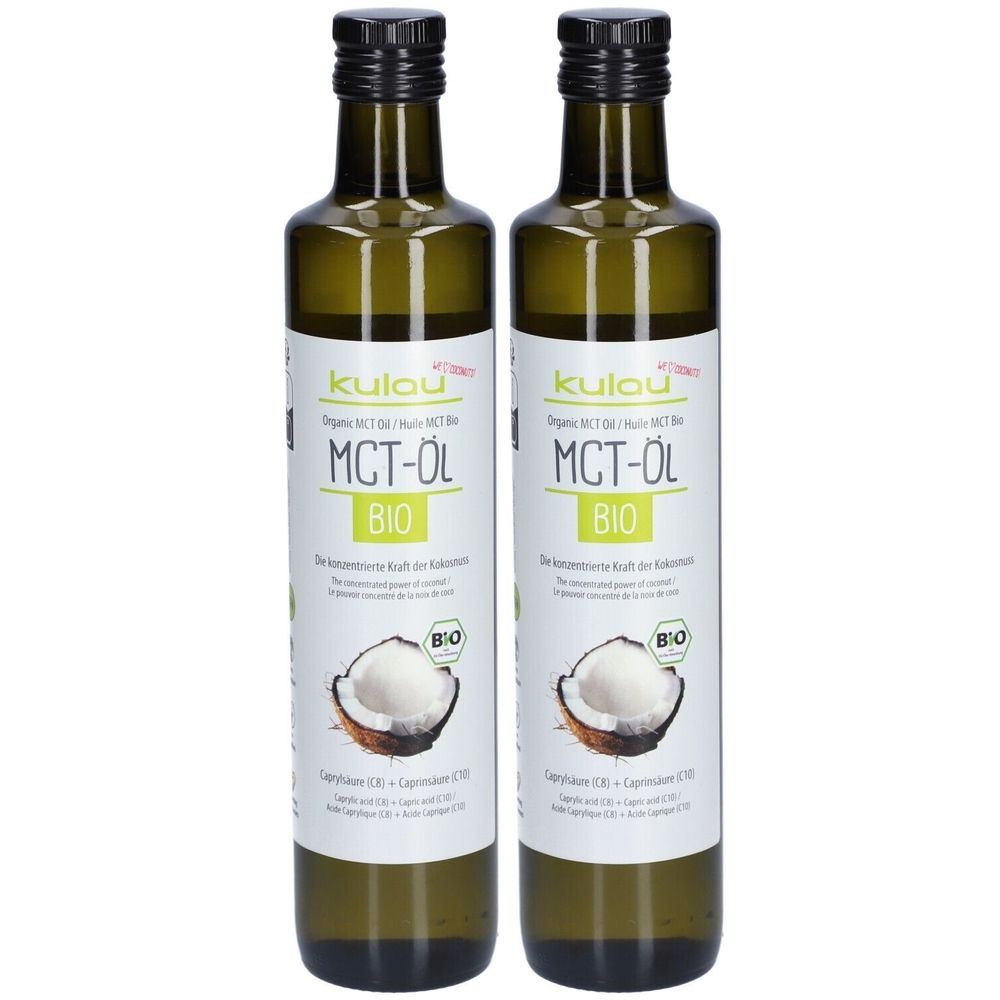 KULAU Bio- MCT huile (2x500 ml)