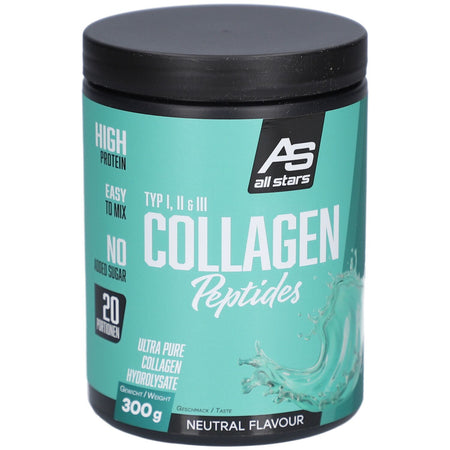 All Stars poudre de peptides de collagène type I II III neutre (300 g)