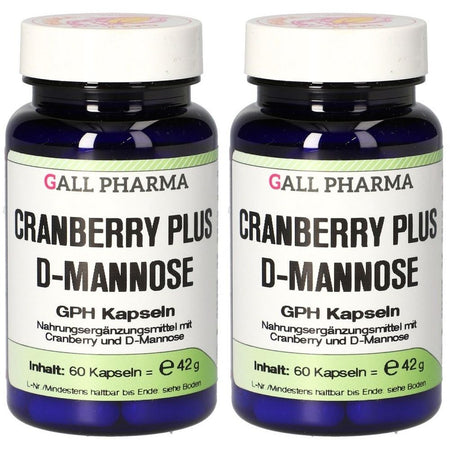 Gall Pharma Cranberry Plus D-Mannose gélules (2x60)