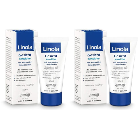 Linola Gesicht Sensitiv Creme (2x50 ml)