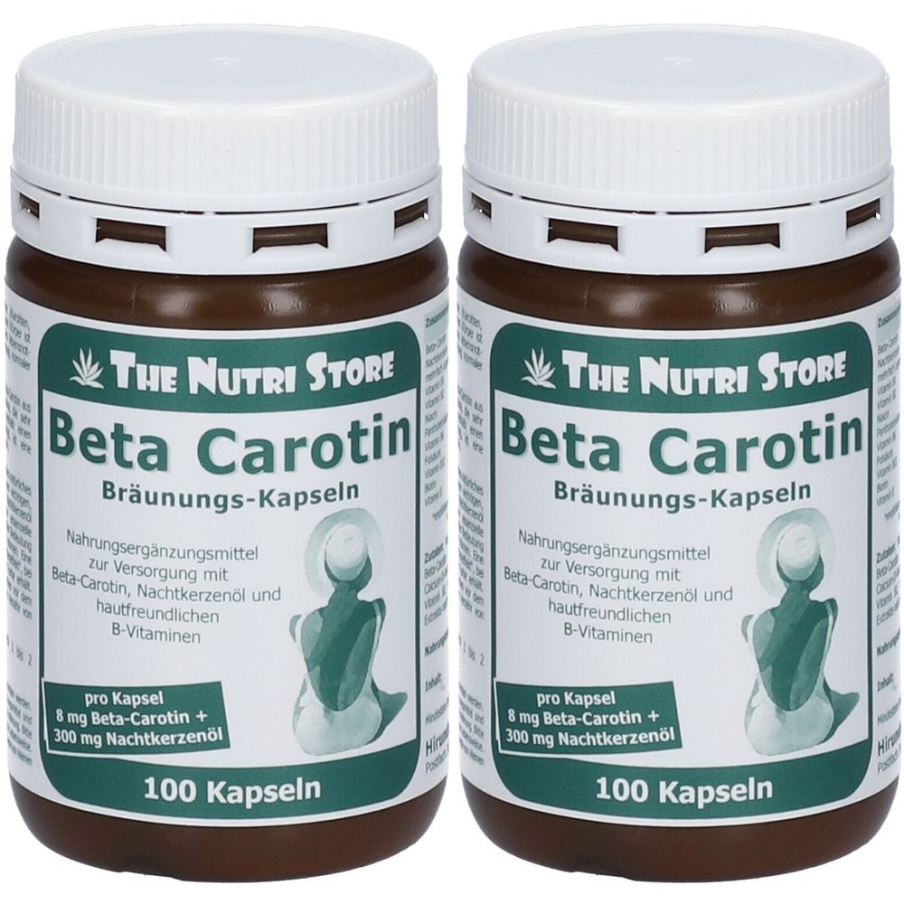 Beta-Carotin 8 mg gélules bronzantes — 2x100 pièces