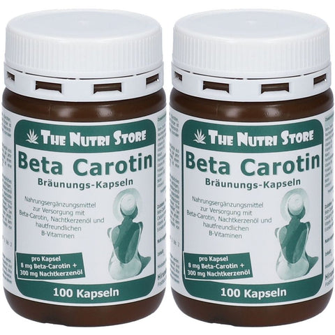 Beta-Carotin 8 mg gélules bronzantes — 2x100 pièces