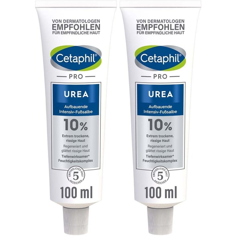 Cetaphil Pro urée 10% pommade intensive pour les pieds secs (2 x 100 g)