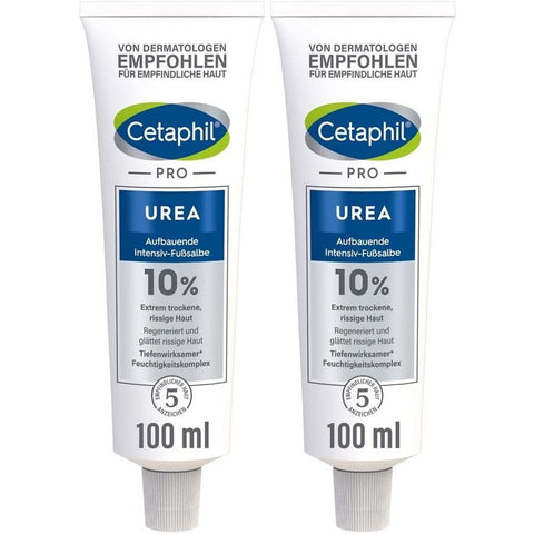 Cetaphil Pro urée 10% pommade intensive pour les pieds secs (2 x 100 g)