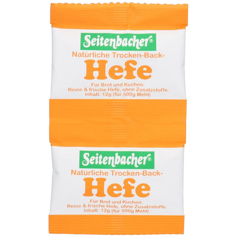 Seitenbacher® levure sèche naturelle pour la cuisson (2x12 g)