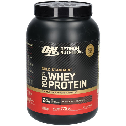 Optimum Nutrition Gold Standard 100% Whey Protein poudre Double Rich Chocolate (775 g)