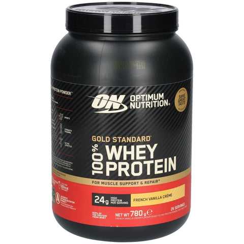 Optimum Nutrition Gold Standard 100% Whey Pulver French Vanilla Crème (780 g)