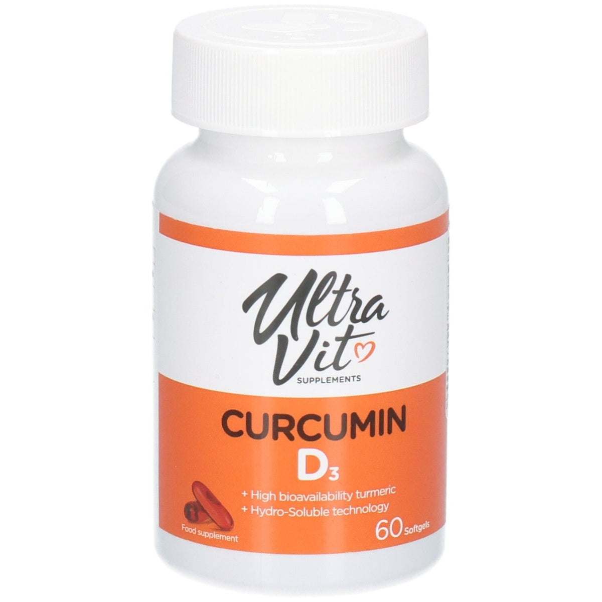 UltraVit Curcumin D3 gélules molles (60)