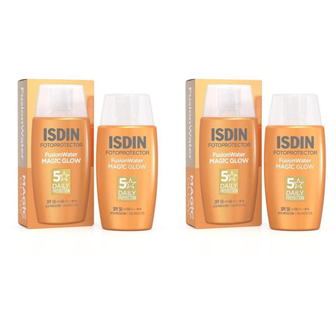 ISDIN Fusion Water MAGIC sunscreen double pack (2x50 ml)