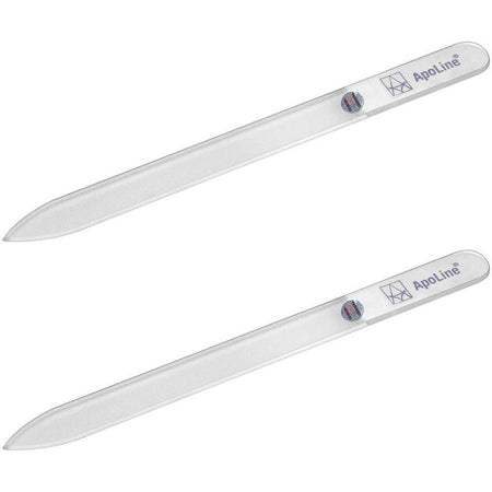 Wepa ApoLine® lime à ongles en verre transparente 14 cm (2 pièces)