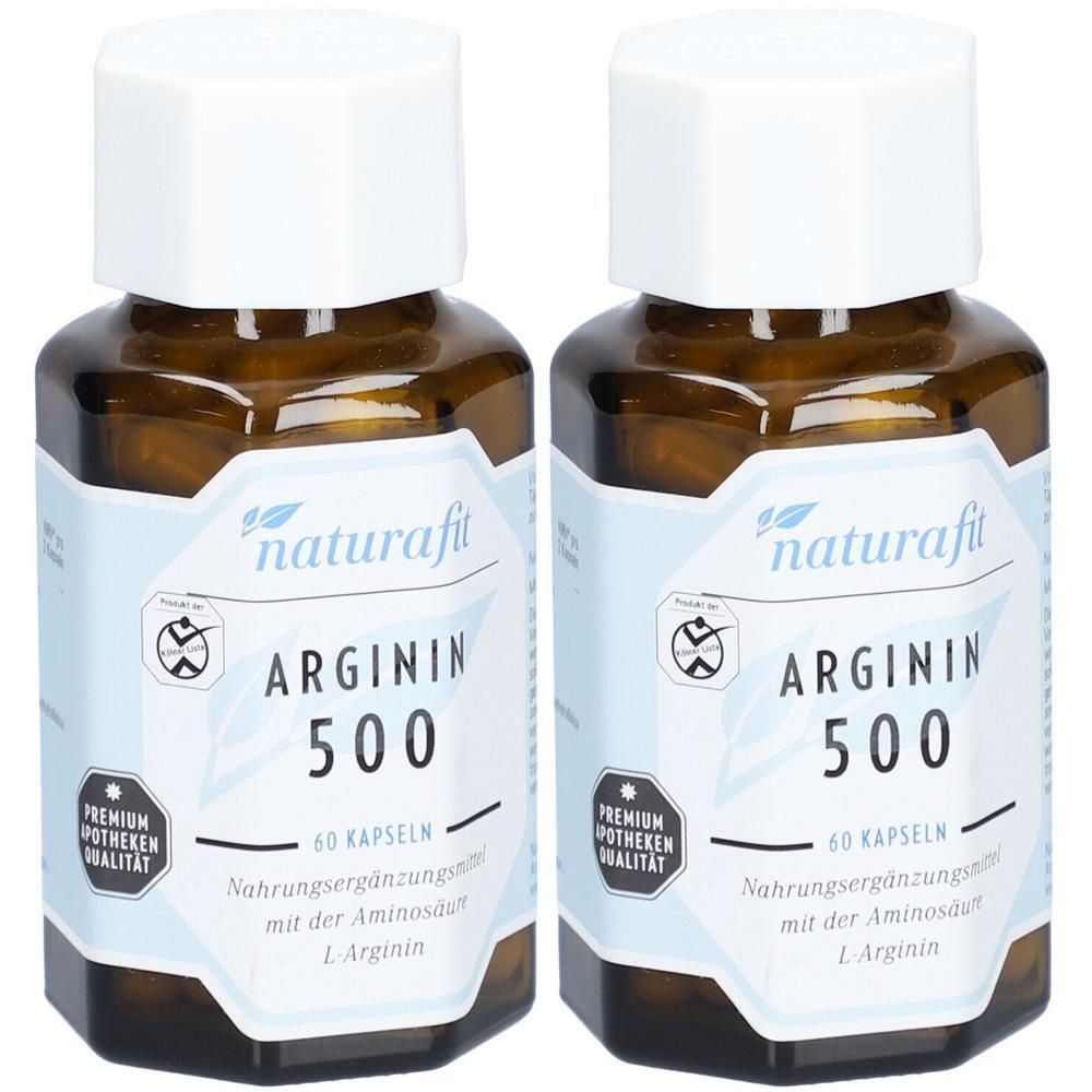 naturafit® Arginine 500 (2x60 pièces)
