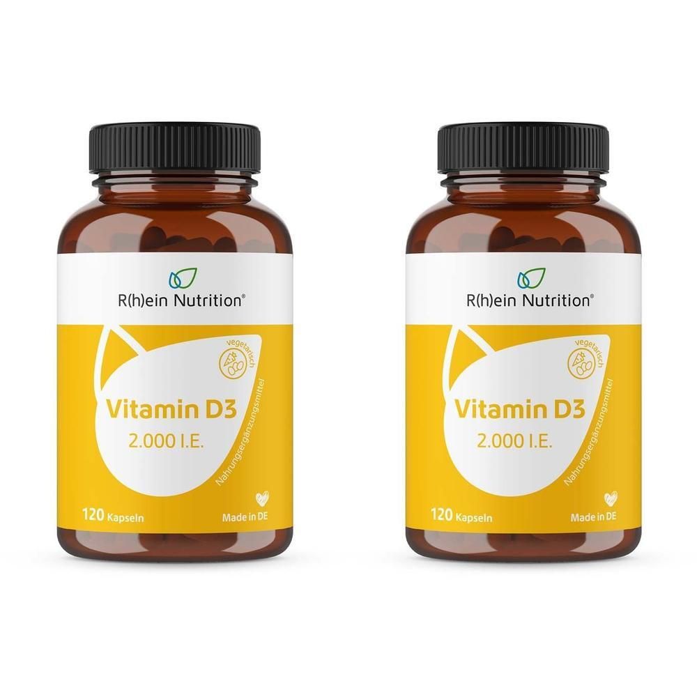 R(h)ein Nutrition Vitamine D3 2.000 UI (2x120 gélules)