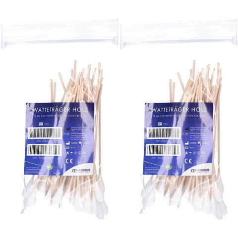 Dr. Junghans® Wattestäbchen aus Holz 15 cm steril