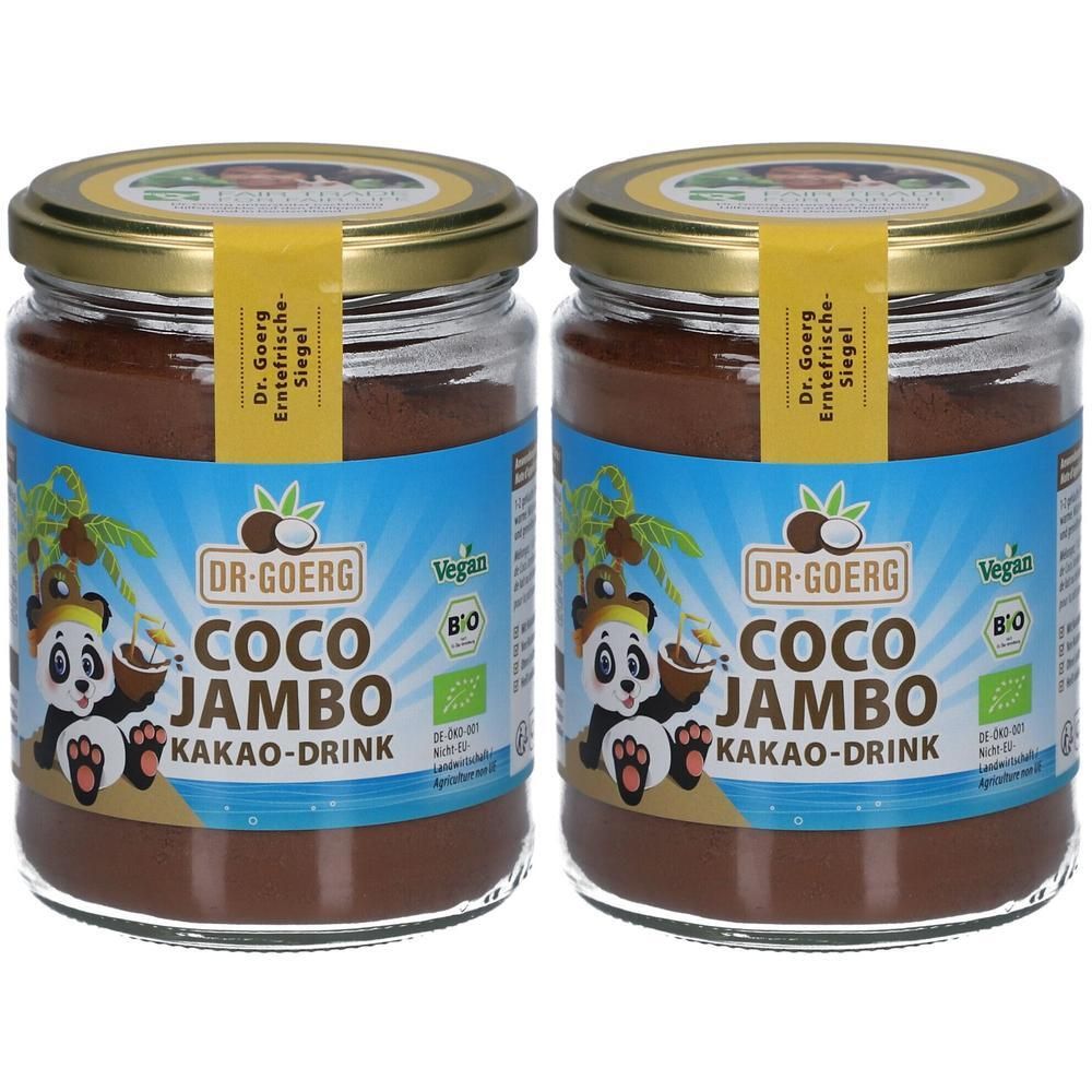 Coco Jambo – Cacao bio avec sucre de fleur de coco – 2x320 g