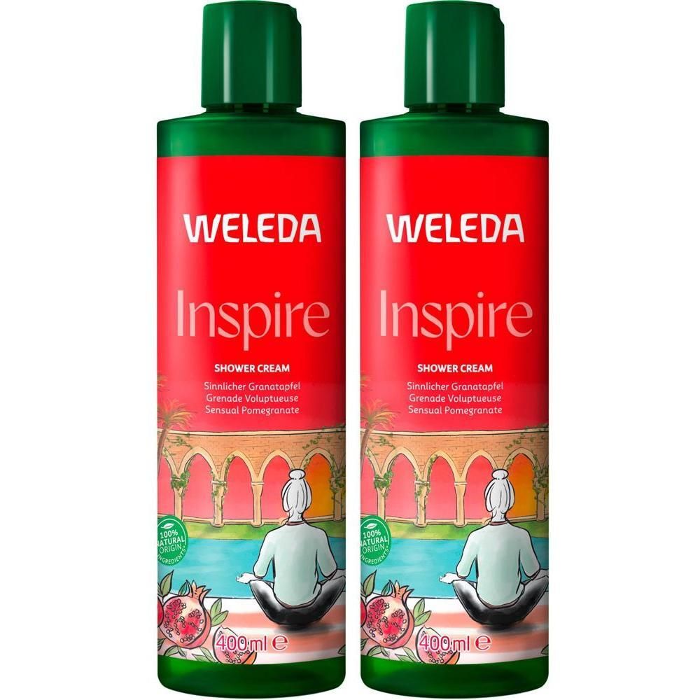 WELEDA Inspire crème de douche grenade (2x400 ml)