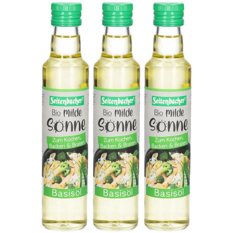 Seitenbacher® Bio milde Sonne (huile de base) (3x250 ml)