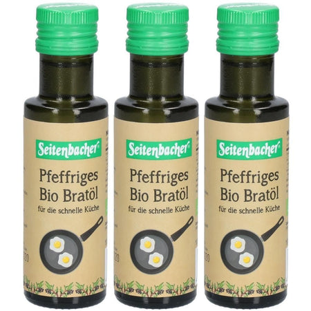 Seitenbacher® huile de friture bio poivrée (3x100 ml)