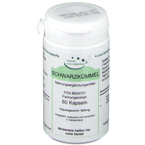 Hannes pure Lebenslust® cumin noir (60 gélules)