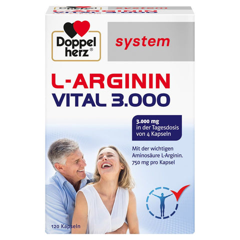 Doppelherz system L-Arginine Vital 3000 (120 gélules)