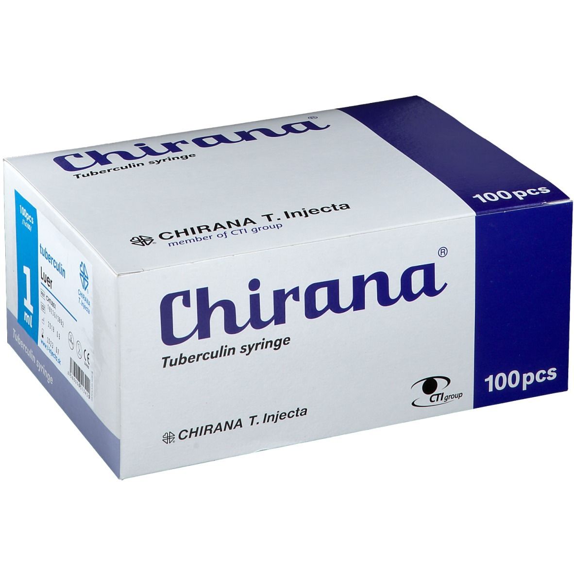 Dahlhausen® Seringues à tuberculine 1 ml sans aiguilles