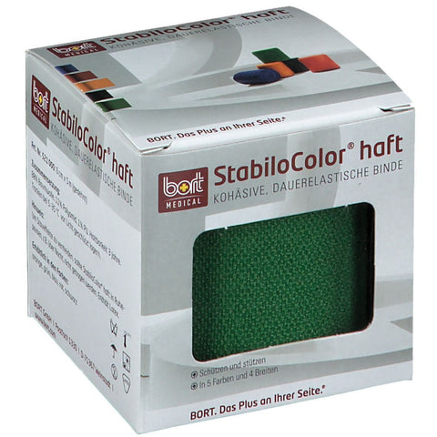 Bort Stabilocolor green adhesive bandage 6cm (1 piece)