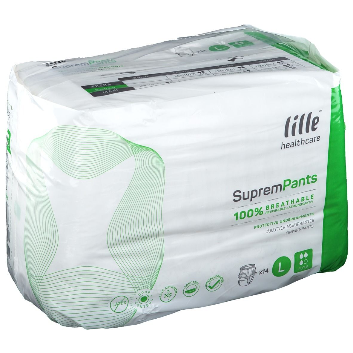 lille Healthcare SUPREMPants Super taille L (14 pièces)
