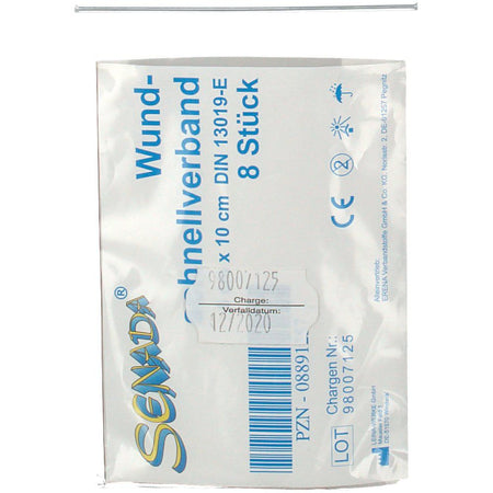 Senada pansement rapide 10 cm x 6 cm (8 pièces)