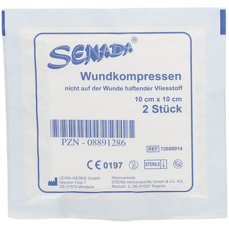 Compresses pour plaies Erena 10 x 10 cm, stériles