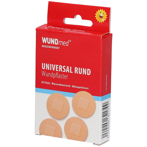 WUNDmed Pflaster 2,5 cm rund transparent (20 Stück)