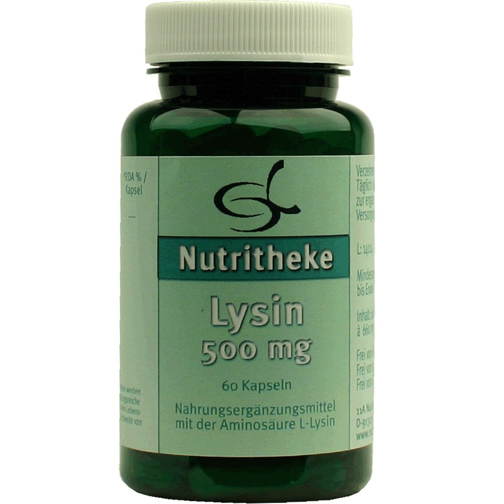 green line NUTRITHEKE Lysine 500 mg (60 gélules)