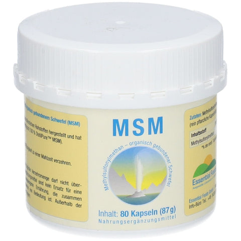 MSM 1000 mg — 80 pièces