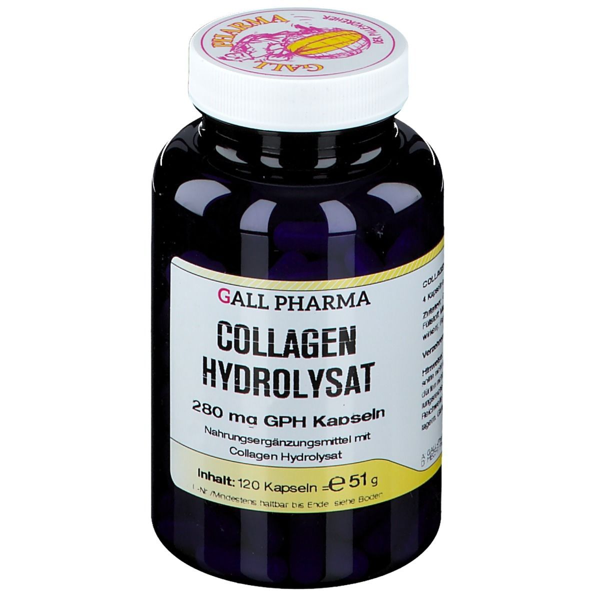 GALL PHARMA Hydrolysat de collagène 280 mg GPH gélules (120 pièces)