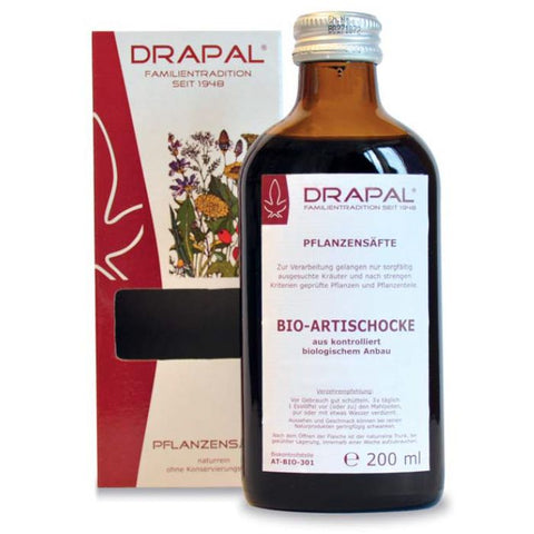 DRAPAL Jus de plantes bio d'artichaut (200 ml)