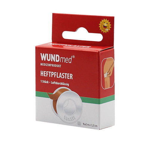 WUNDmed Textilpflaster 1,25 cm x 5 m (1 Stück)