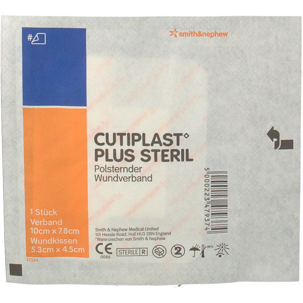 CUTIPLAST® Plus stérile 10 x 7,8 cm — 1 pièce