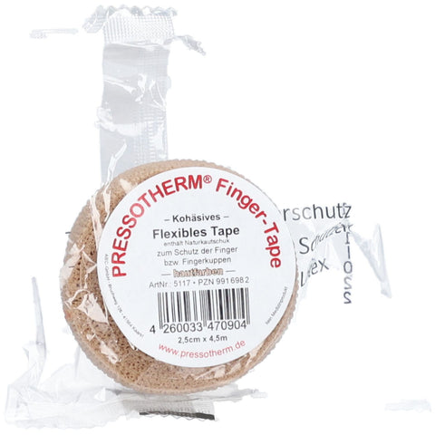 PRESSOTHERM - Finger-Klebeband 2,5 cm x 4,5 m, hautfarben (1 Stück)