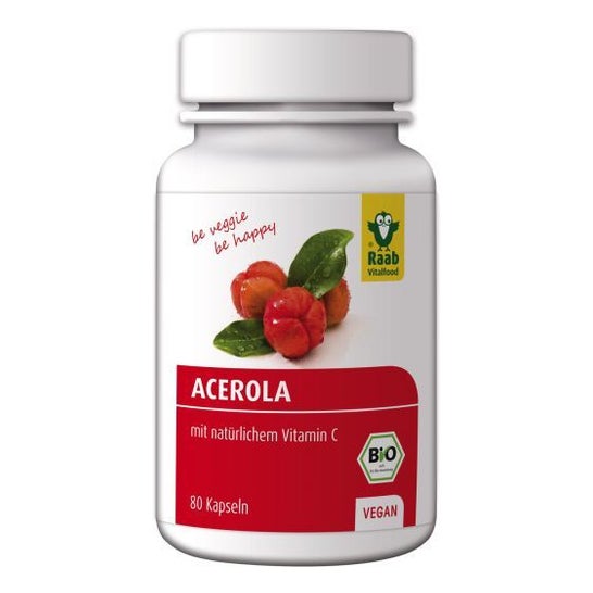 Raab Vitalfood Acerola Bio gélules (80)