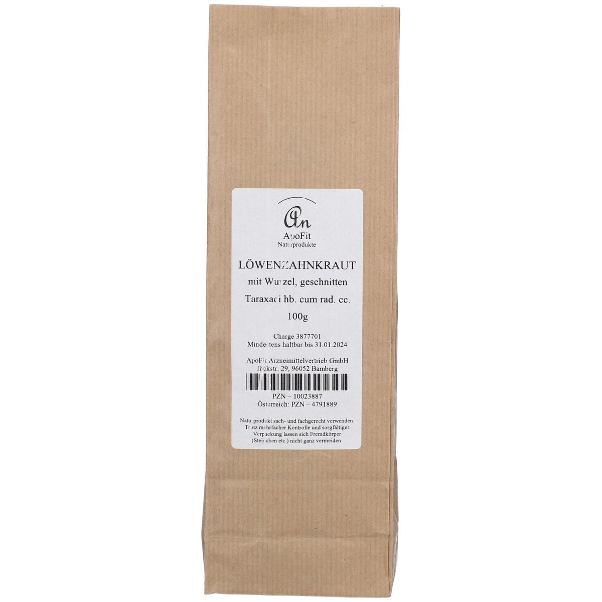 ApoFit Feuilles de pissenlit avec racine (100 g)